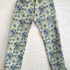 size 30 The Hundreds Sycamore floral weave tapestry pants